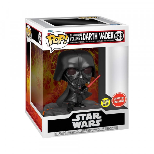 Funko POP! Star Wars Red Saber Series Volume 1: Darth Vader (Glows in the Dark)